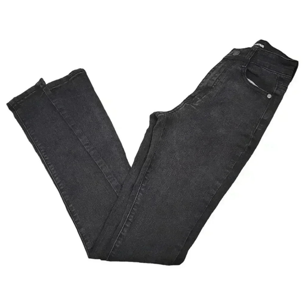 Fashion Nova High Waisted Black Wash Skinny Jeans Stretchy Sexy Denim Size 0 - Picture 2 of 9